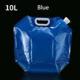 10LOutdoor Foldable Folding Collapsible Drinking Car Water Bag Carrier Container Outdoor Camping Hiking Picnic Emergency Kits 5L
