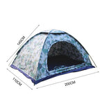 Camping Tent Camouflage Beach Tent Ultralight Outdoor Single Layer Military Tent Sun Shade Shelter Hiking Travel waterproof Tent