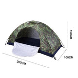 Camping Tent Camouflage Beach Tent Ultralight Outdoor Single Layer Military Tent Sun Shade Shelter Hiking Travel waterproof Tent