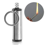 Instant Emergency Fire Starter Flint Match Lighter Lighter Metal Outdoor Hiking Camping Safety Survival Tools New