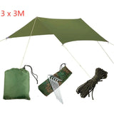 Outdoor 5-8 Person Car Tent with Aluminum Alloy Pole Portable Car Awnings Tent Tarp Sun Shelter for Camping Fishing