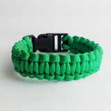 Fishsheep 24cm Survival Bracelets Outdoor Camping Parachute Rope Bracelets & Bangles Wristband Men Jewelry