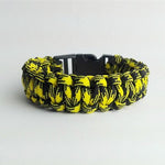 Fishsheep 24cm Survival Bracelets Outdoor Camping Parachute Rope Bracelets & Bangles Wristband Men Jewelry