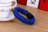 Original New Survival Paracord Bracelet For Men Outdoor Camping Hiking Buckle Wristband Women Rope Bracelet Male Jewelry