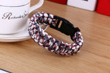 Original New Survival Paracord Bracelet For Men Outdoor Camping Hiking Buckle Wristband Women Rope Bracelet Male Jewelry