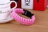 Original New Survival Paracord Bracelet For Men Outdoor Camping Hiking Buckle Wristband Women Rope Bracelet Male Jewelry