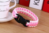 Original New Survival Paracord Bracelet For Men Outdoor Camping Hiking Buckle Wristband Women Rope Bracelet Male Jewelry