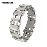 YINGTOUMAN Women Lady Wearable Tread Multi-function Bracelet Strap Multi-function Screwdriver Outdoor Emergency Kit Multi Tool