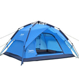 Desert&Fox Automatic Tent 3-4 Person Camping Tent,Easy Instant Setup Protable Backpacking for Sun Shelter,Travelling,Hiking