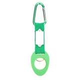 Outdoor Kettle Buckle Carabiner 6cm Aluminum Alloy Buckle Water Bottle Holder Nylon Buckle Hook For Camping Hiking Sports