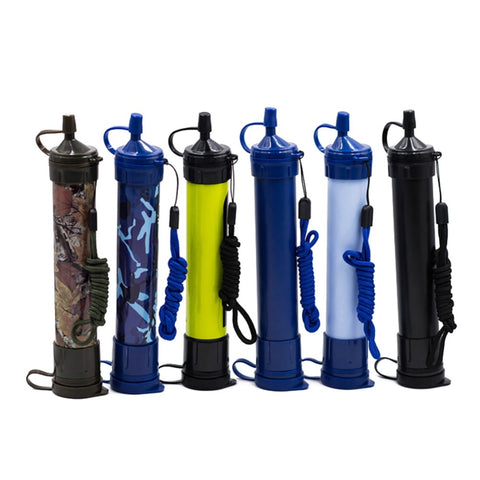 *Water Filter Purifier Outdoor Sport Camping Hiking Emergency Life Survival Portable Tool with 1000 Liters Filtration Capacity*