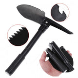 Military Portable Folding Survival Shovel  Emergency Garden Camping Outdoor Mini Survival Pocket Tools Stainless Steel Handle