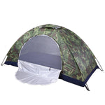 Camping Tent Camouflage Beach Tent Ultralight Outdoor Single Layer Military Tent Sun Shade Shelter Hiking Travel waterproof Tent