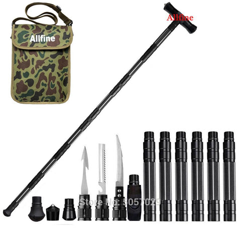 Allfine™ Trekking Poles Walking Poles Outdoor Camping Defense Stick Safety Multi-Functional Home Rod Hiking Survival Tool