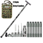 Allfine™ Trekking Poles Walking Poles Outdoor Camping Defense Stick Safety Multi-Functional Home Rod Hiking Survival Tool