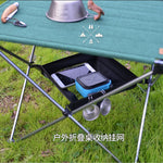 Outdoor Folding Table Storage Hanging Basket Wild Rack Camping Bag Finishing Net