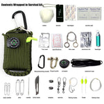 29 In 1 SOS Outdoor Emergency Bag Home Car Safety Survival Box Kit Emerge Case Pouch Self-help Equipment for Camping Hiking