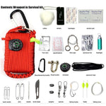 29 In 1 SOS Outdoor Emergency Bag Home Car Safety Survival Box Kit Emerge Case Pouch Self-help Equipment for Camping Hiking