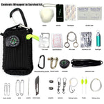 29 In 1 SOS Outdoor Emergency Bag Home Car Safety Survival Box Kit Emerge Case Pouch Self-help Equipment for Camping Hiking